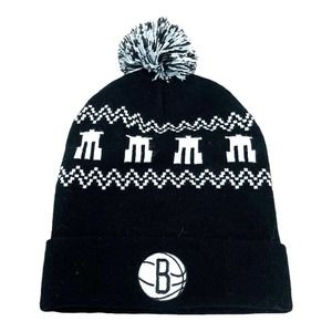 Brooklyn Nets Black Beanie - OS